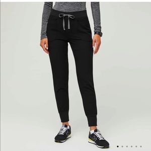 Figs Nepal skinny jogger scrub pants black size xsmall tall